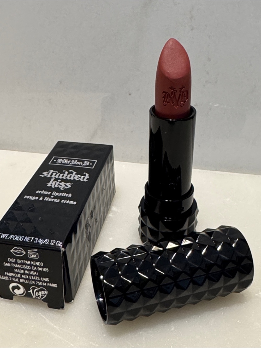 Kat Von D Crème Kiss Lipstick Full Size Cathedral